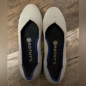 Rothy's Women's Black and Gray Flats